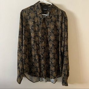 The Kooples // Paisley button down // M
